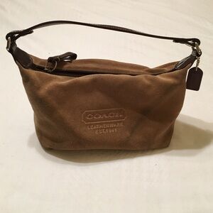 Coach suede purse